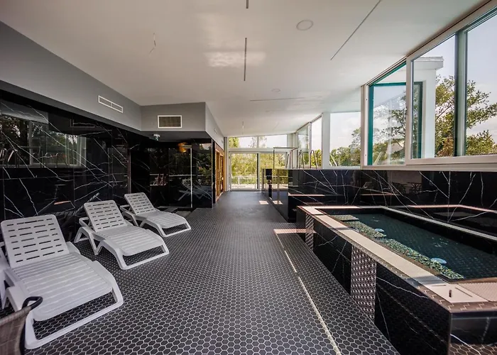 Bauhaus Penthouse Wellness Appartement Siófok